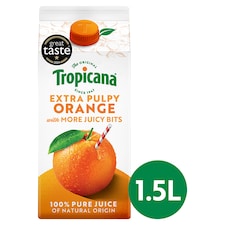 Tropicana Orange Juice With Extra Juicy Bits 1.5L