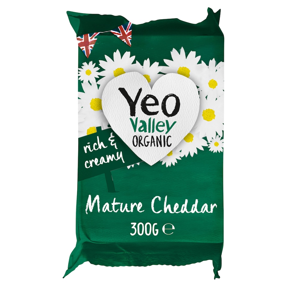 Yeo Valley Organic Cheddar Mature 300G