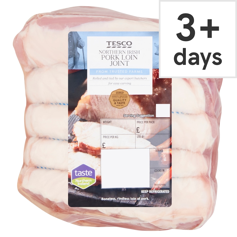 Tesco Northern Irish Pork Loin Joint 1.0kg - 1.250kg