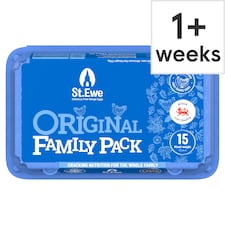 ST. EWE FREE RANGE EGGS Original Family Pack Mixed Weight 15 Eggs