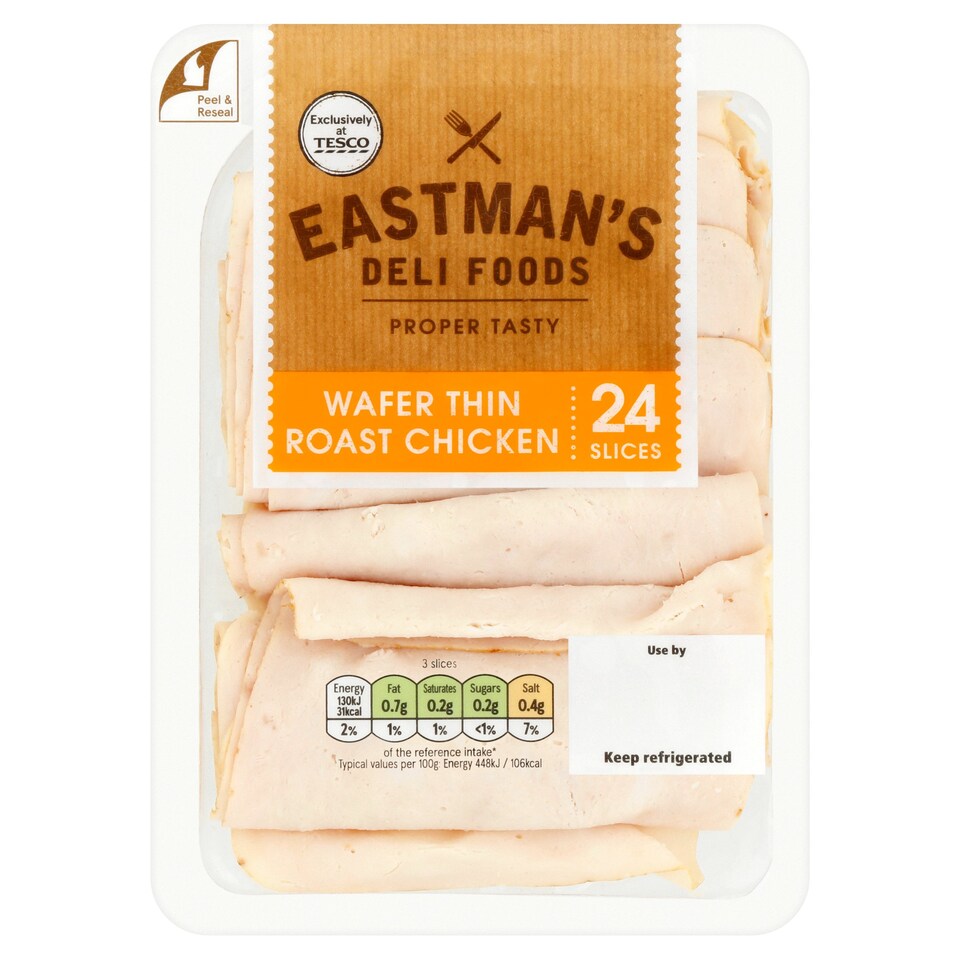 Eastman's Wafer Thin Roast Chicken 250G