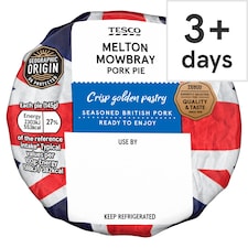 Tesco Small Melton Mowbray Pork Pie 145G