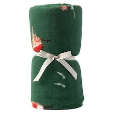 Tesco Robin Printed Throw