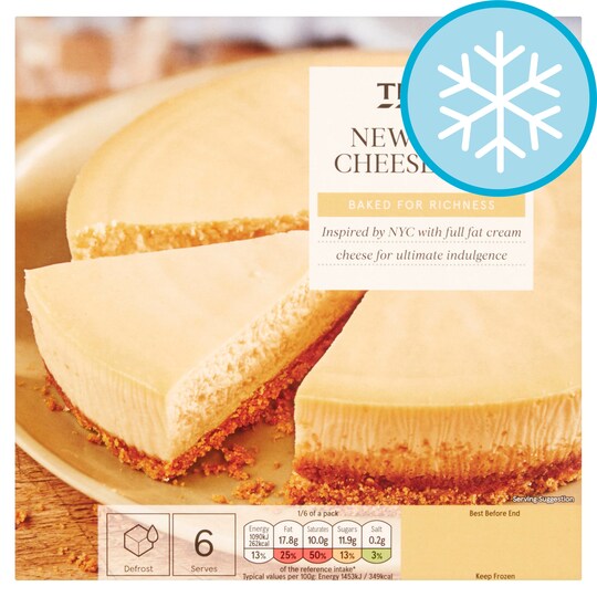 Tesco New York Cheesecake 450G Tesco Groceries