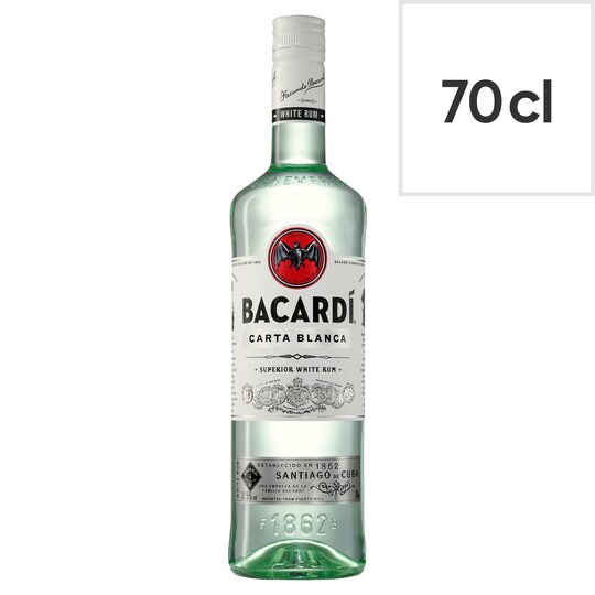 image 1 of Bacardi White Rum 70Cl