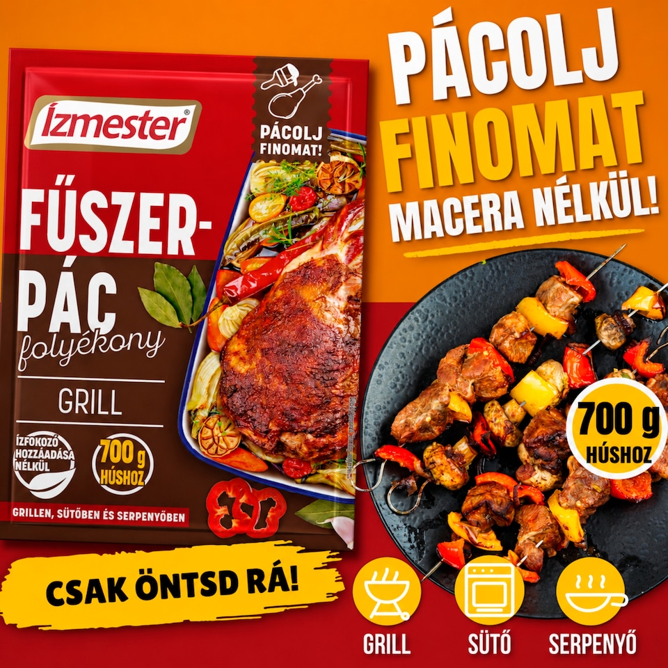Ízmester grill folyékony fűszerpác 80 ml  1. kép