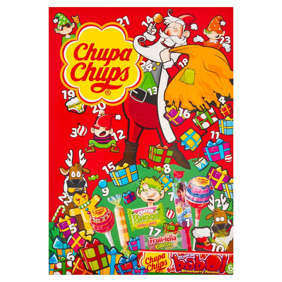 image 1 of Chupa Chups Christmas Advent Calendar 210.6g
