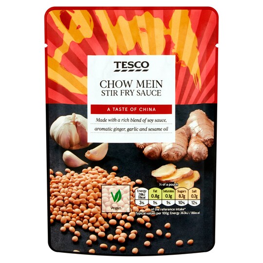 Tesco Chow Mein Stir Fry Sauce 120G Tesco Groceries