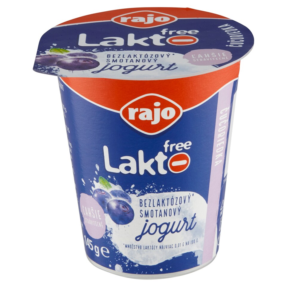 obrázok 1 z Rajo Lakto Free Smotanový jogurt čučoriedka 145 g