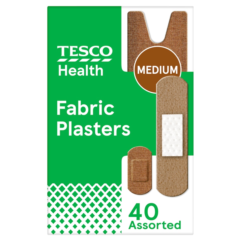 image 1 of Tesco Fabric Plasters 40 pcs
