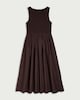 image 4 of F&F Sleeveless Midi Dress in Burgundy