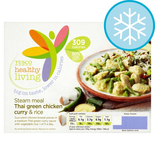 TESCO H/L THAI GREEN CHICKEN CURRY 350G Tesco Groceries