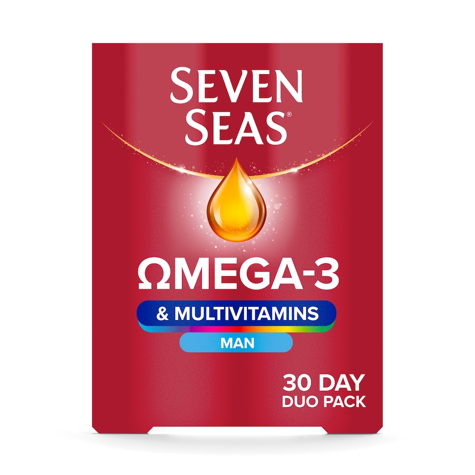image 1 of Seven Seas Omega-3 & Multivitamins Man Duo Pack 60s