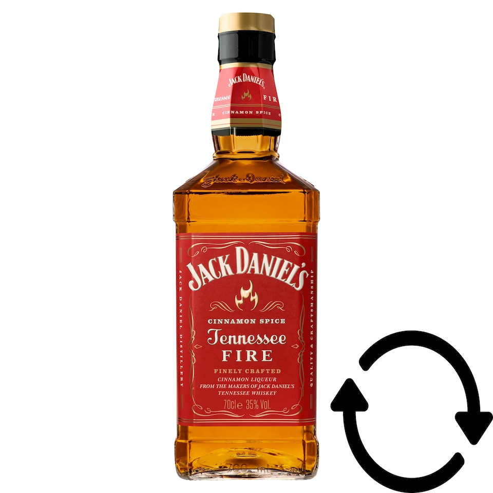 Jack Daniel's fahéjas likőr Tennessee whiskeyvel 35% 0,7 l