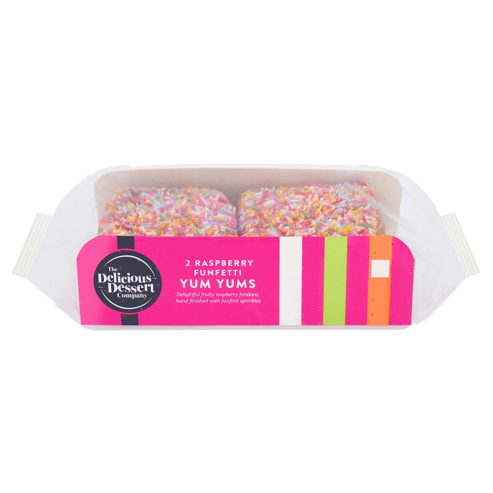 image 1 of The Delicious Dessert Company Raspberry Funfetti Yum Yums 2 Pack