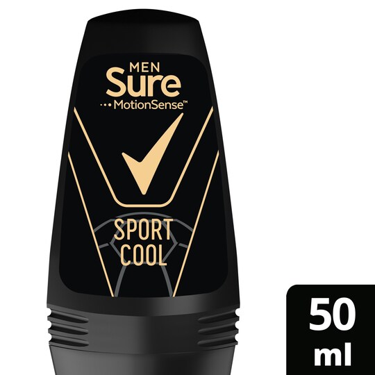 Sure Men Sport Cool Roll On Antiperspirant Deodorant 50Ml Tesco Groceries