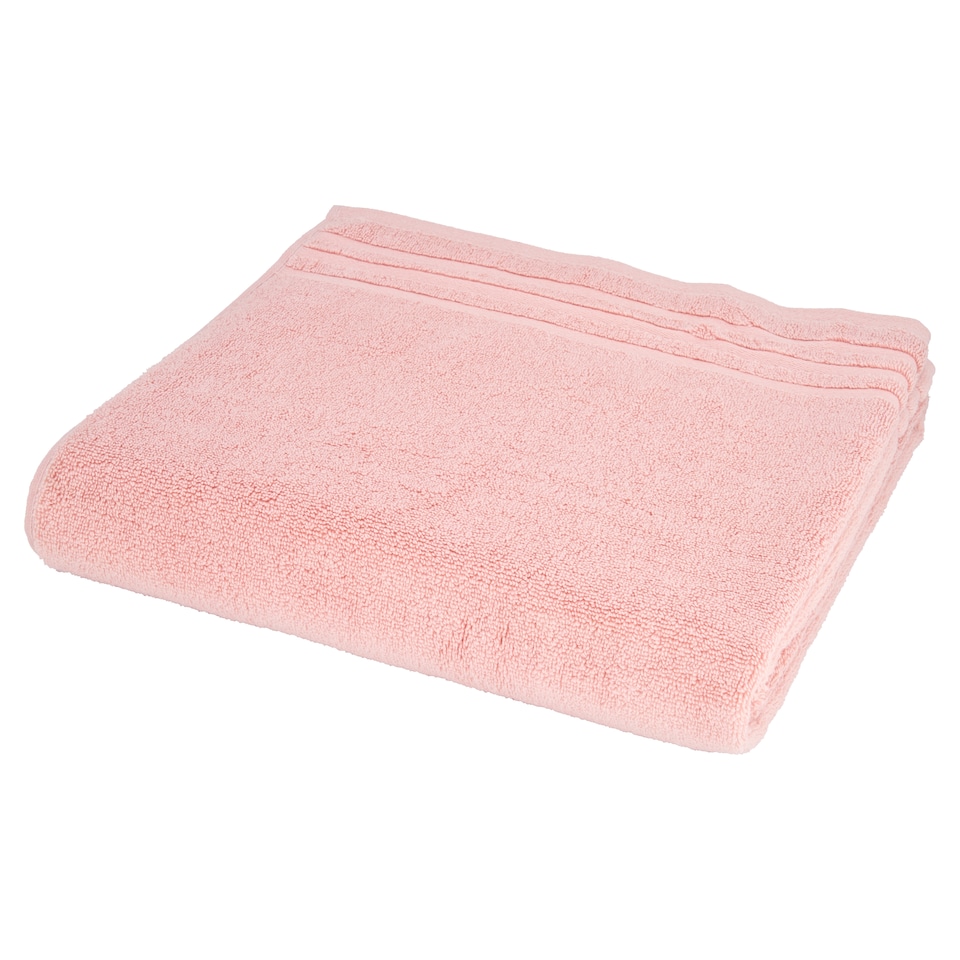 F&F Home Premium Hygro Cotton Tencel TM Lyocell  Bath Towel Pale Rose