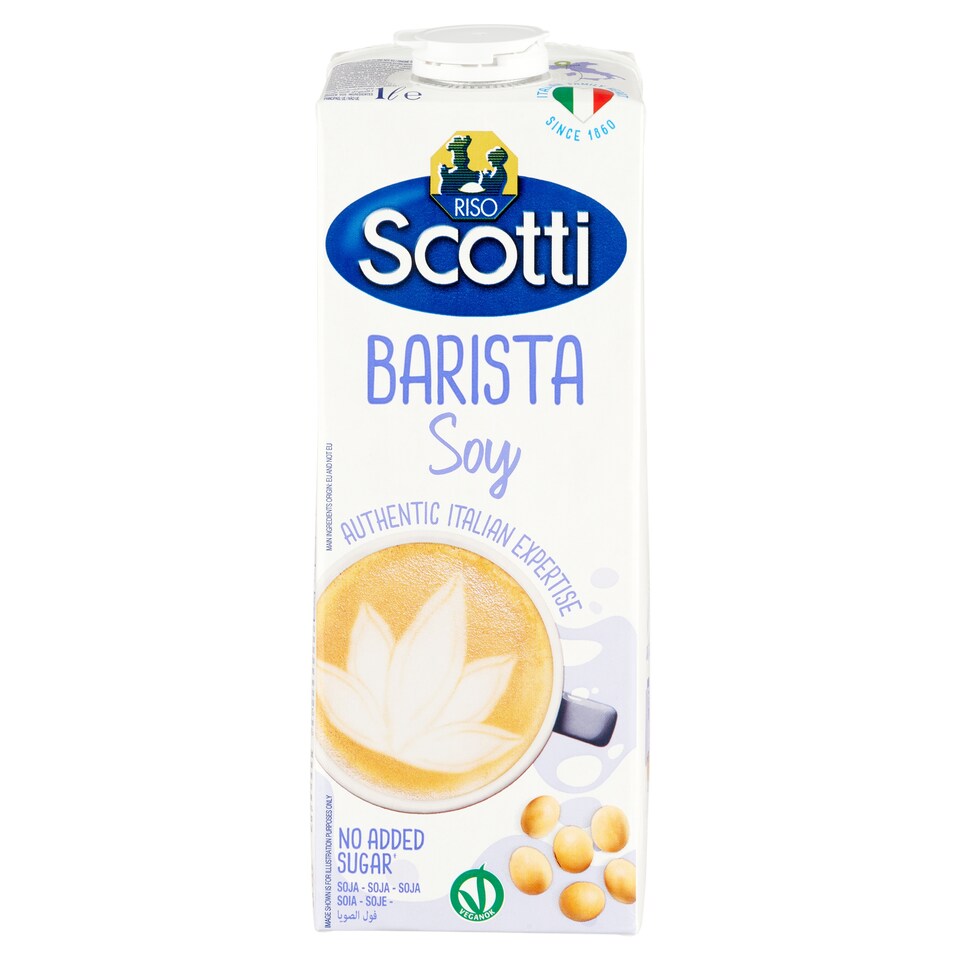 Riso Scotti Barista szója- és rizsital kálciummal és vitaminokkal 1 l  1. kép