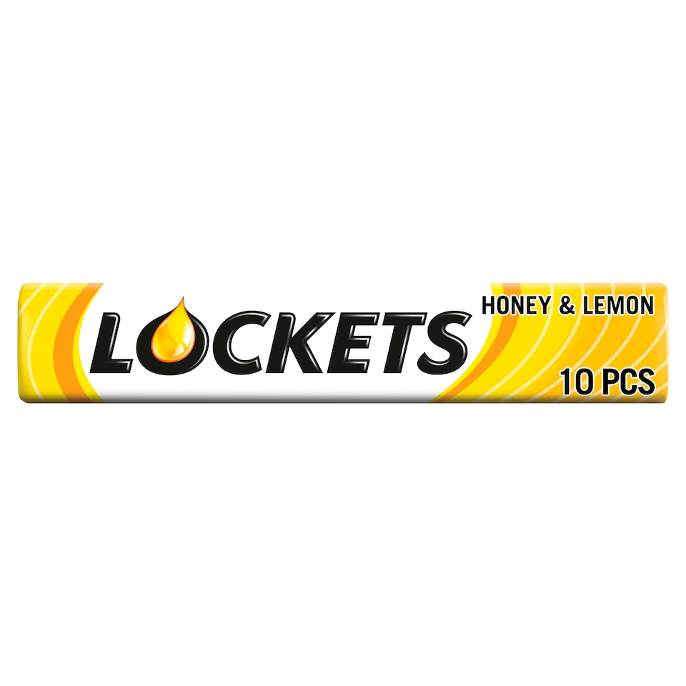 Lockets Honey And Lemon 10 Pack