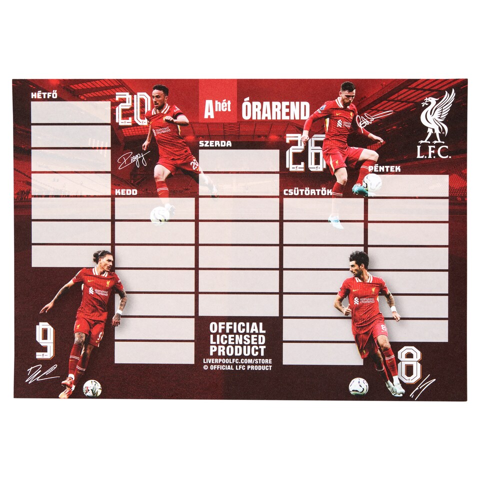 L.F.C. Timetable