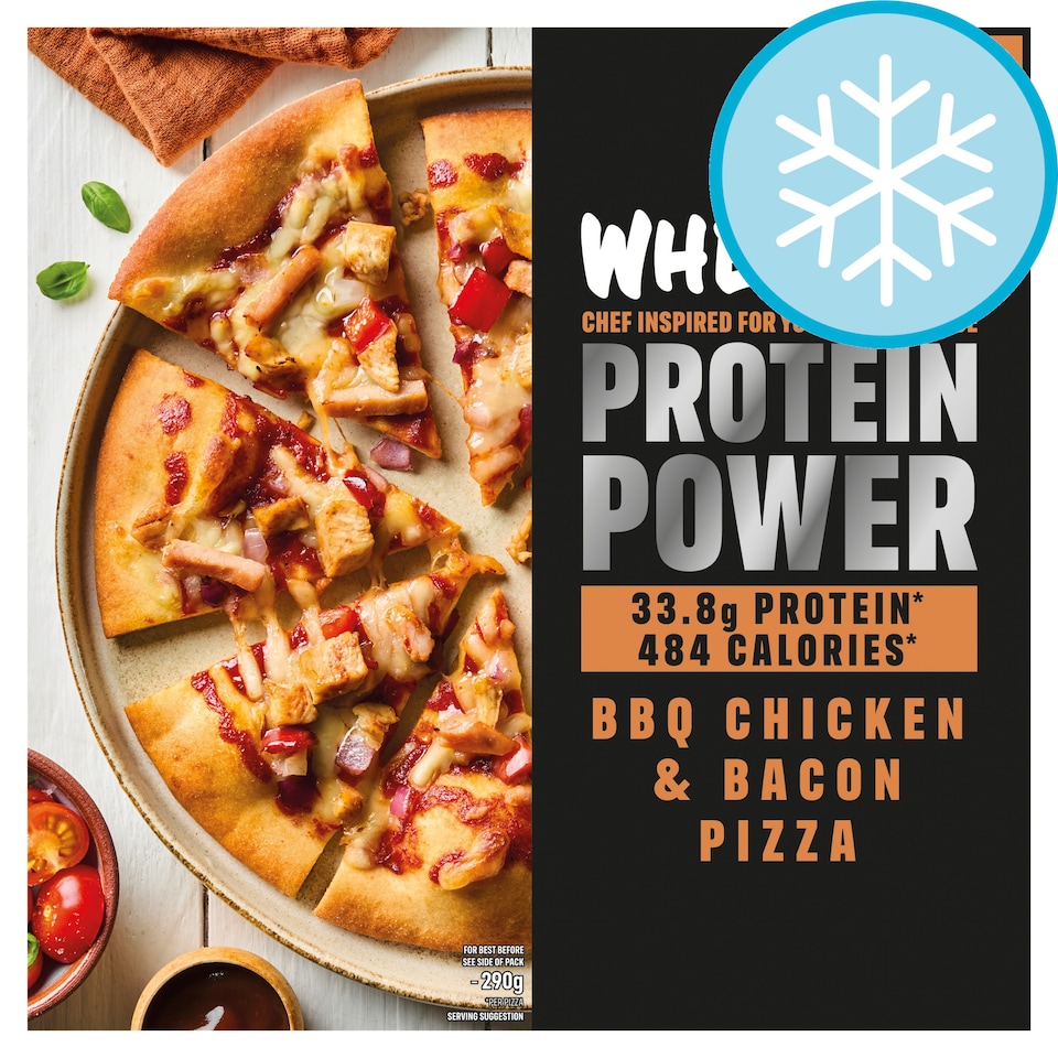 Wheyhey Chicken & Bacon Pizza 270g