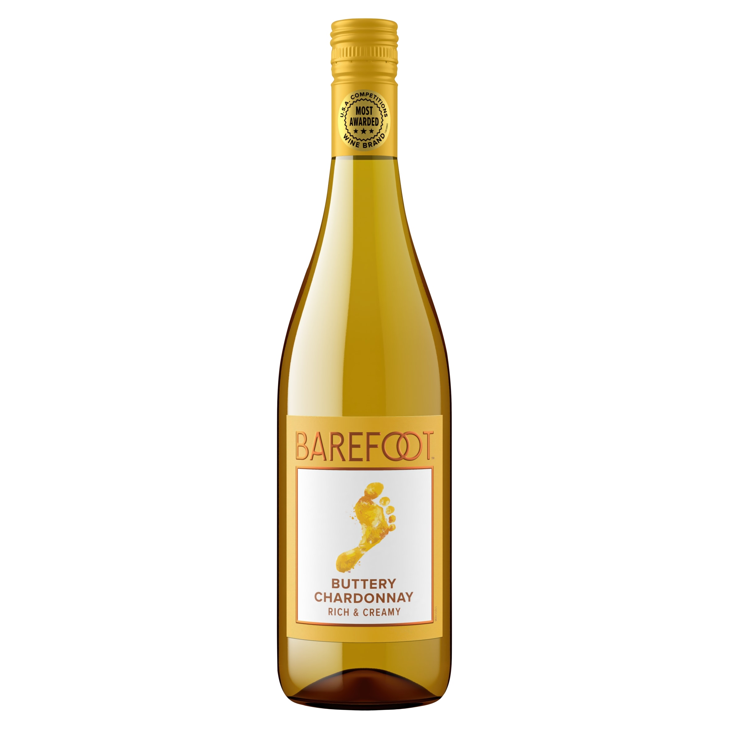 Barefoot Buttery Chardonnay 750Ml