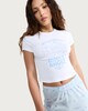 image 1 of Disney Stitch Ribbed T-Shirt and Bottoms Pyjama Set in Multi Blue