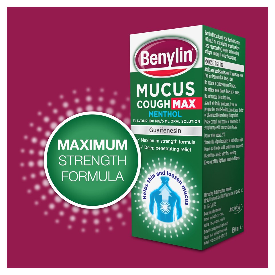 image 1 of Benylin Mucus Cough Max 150Ml