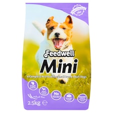 Feedwelll Mini Small Breed Adult Dog Food 2.5Kg