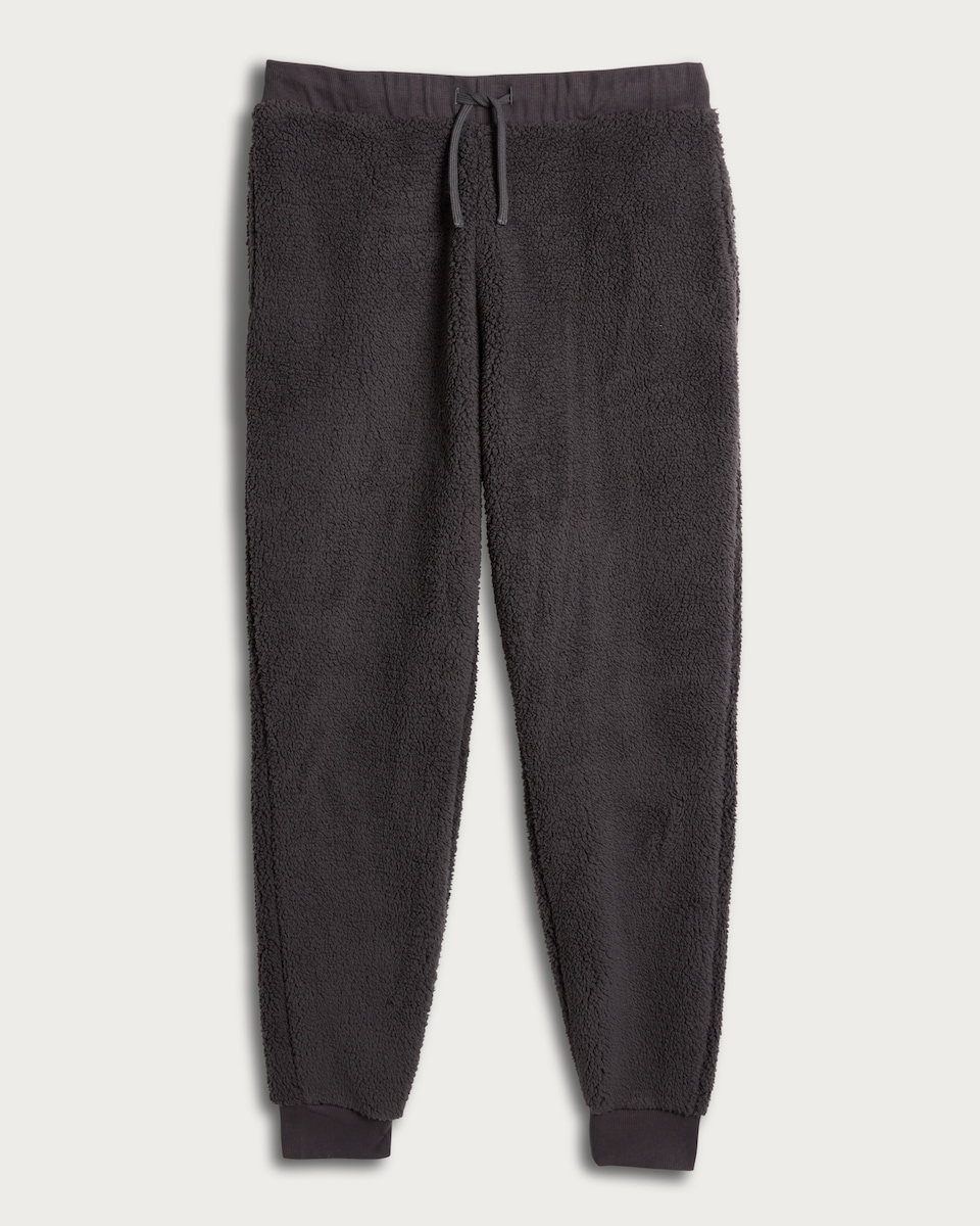 image 1 of F&F Fleece Lounge Trousers in Grey