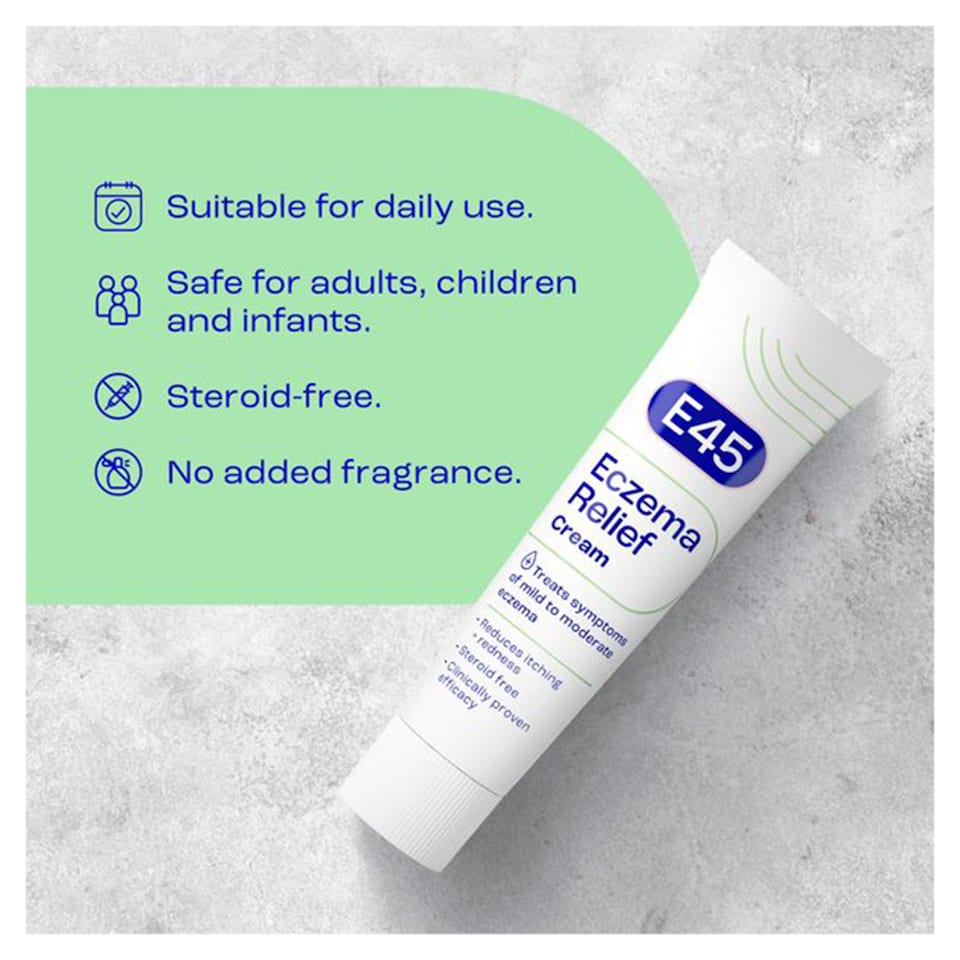 image 1 of E45 Eczema Relief Cream 60g