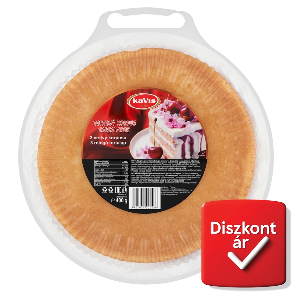 Kavis tortalapok 400 g