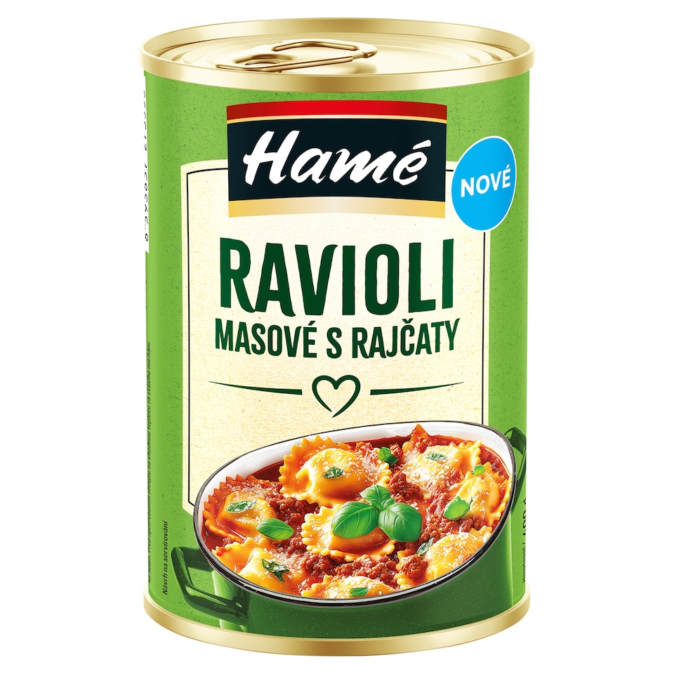 Hamé Ravioly mäsové s rajčinami 400 g