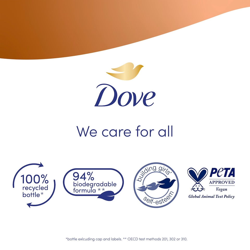 image 1 of Dove Pampering 24hr Moisturisation Advanced Care Body Wash Shower Gel Shea Butter & Vanilla 400ml