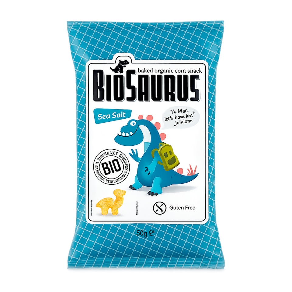BIO snack BIOSAURUS sea salt  JUNIOR  50g