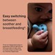 image 2 of Tommee Tippee Breast Like Soothers x2 0-6 Months