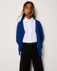 image 2 of F&F Girls School Cotton Rich Wide Leg Trousers in Black