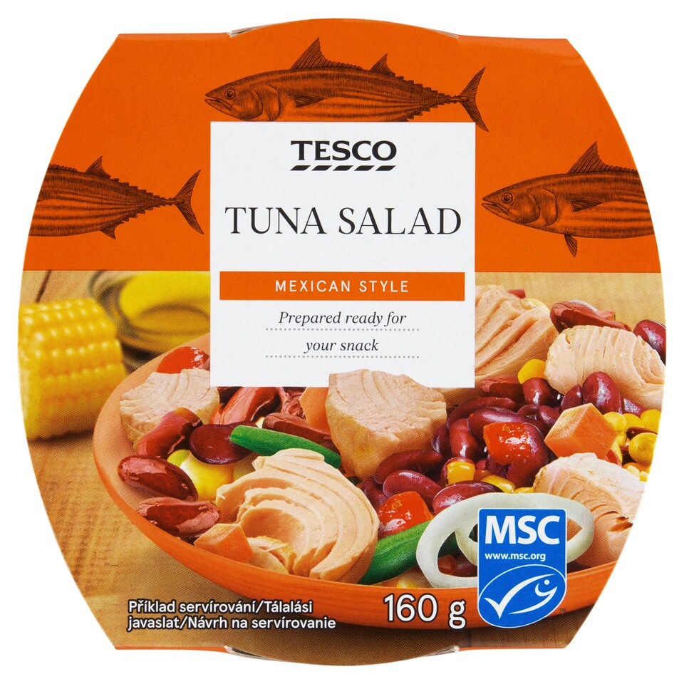 Tesco mexikói stílusú tonhalsaláta 160 g