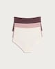 image 4 of F&F 3-Pack Microfibre No VPL Full Brief Knickers in Burgundy