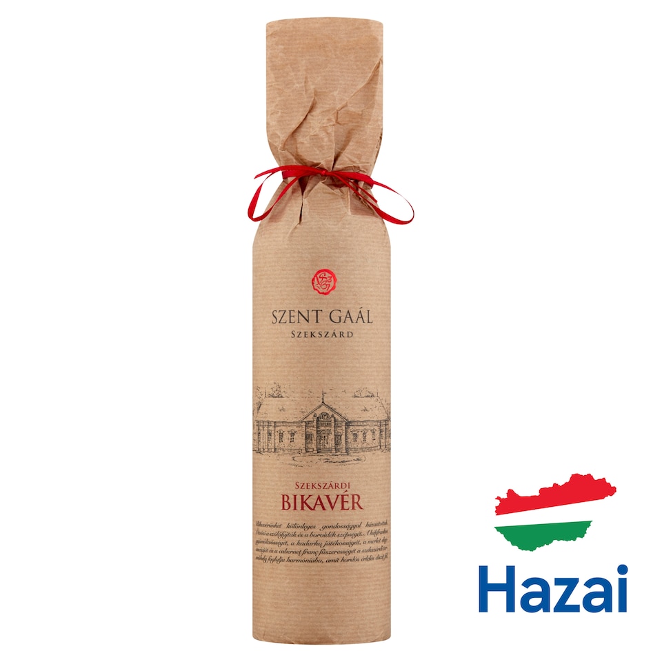 Szent Gaál Szekszárdi Bikavér száraz vörösbor 13,5% 750 ml