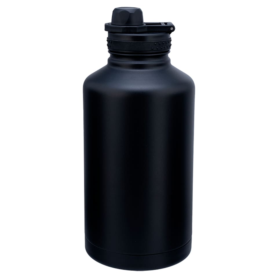 Tesco Black Insulated Dual Water Bottle 1.7L