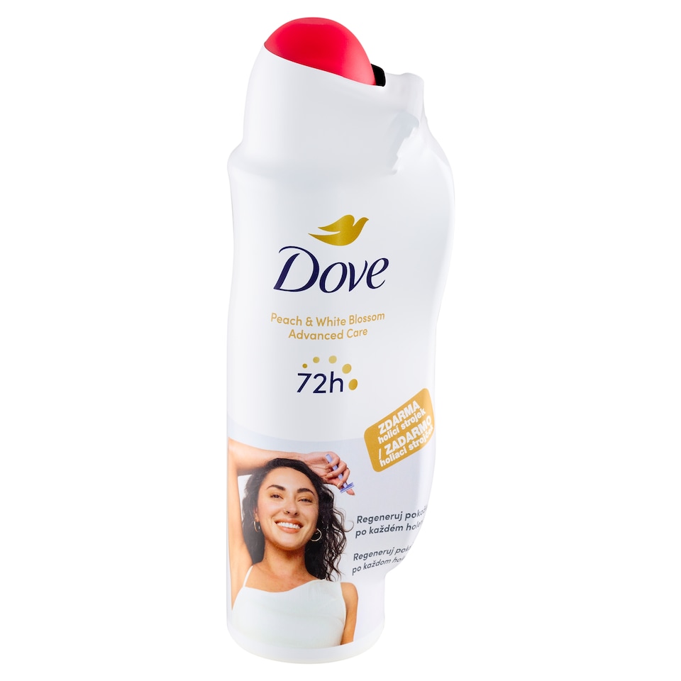 obrázok 1 z Dezodorant Dove Advanced Peach 150 ml so žiletkou