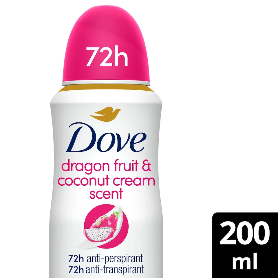 image 1 of Dove Advanced Care 72h Go Fresh Dragonfruit & Coconut Cream Anti-perspirant 200ml