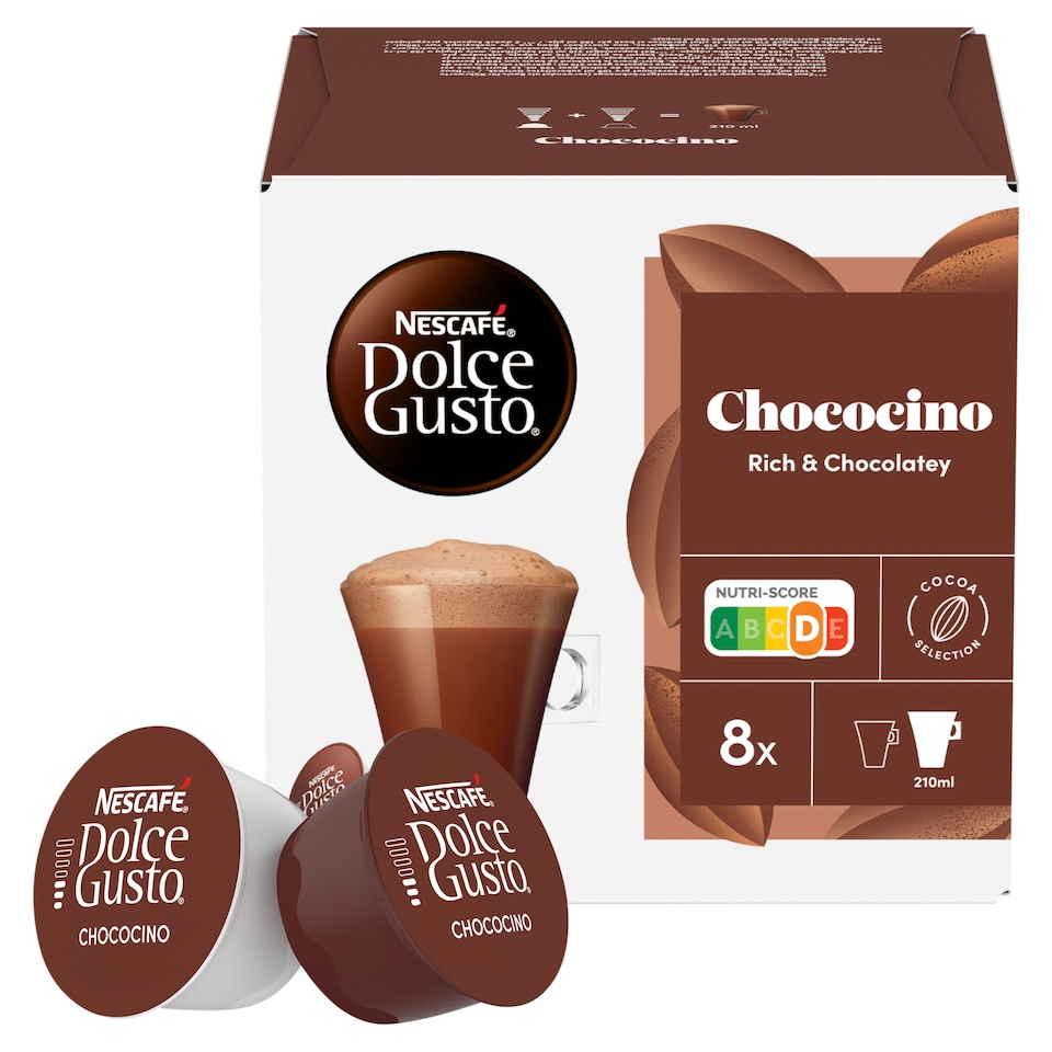 image 1 of NESCAFÉ® Dolce Gusto® Chococino - Chocolate Drink - 16 Capsules in a Pack