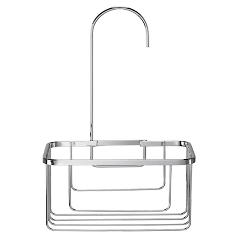 image 1 of Croydex Shower Riser Rail Hook Caddy Chrome
