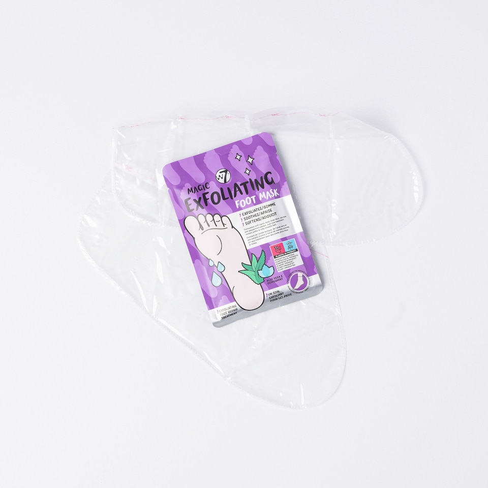 image 1 of W7 Magic Exfoliating Foot Mask Treatment