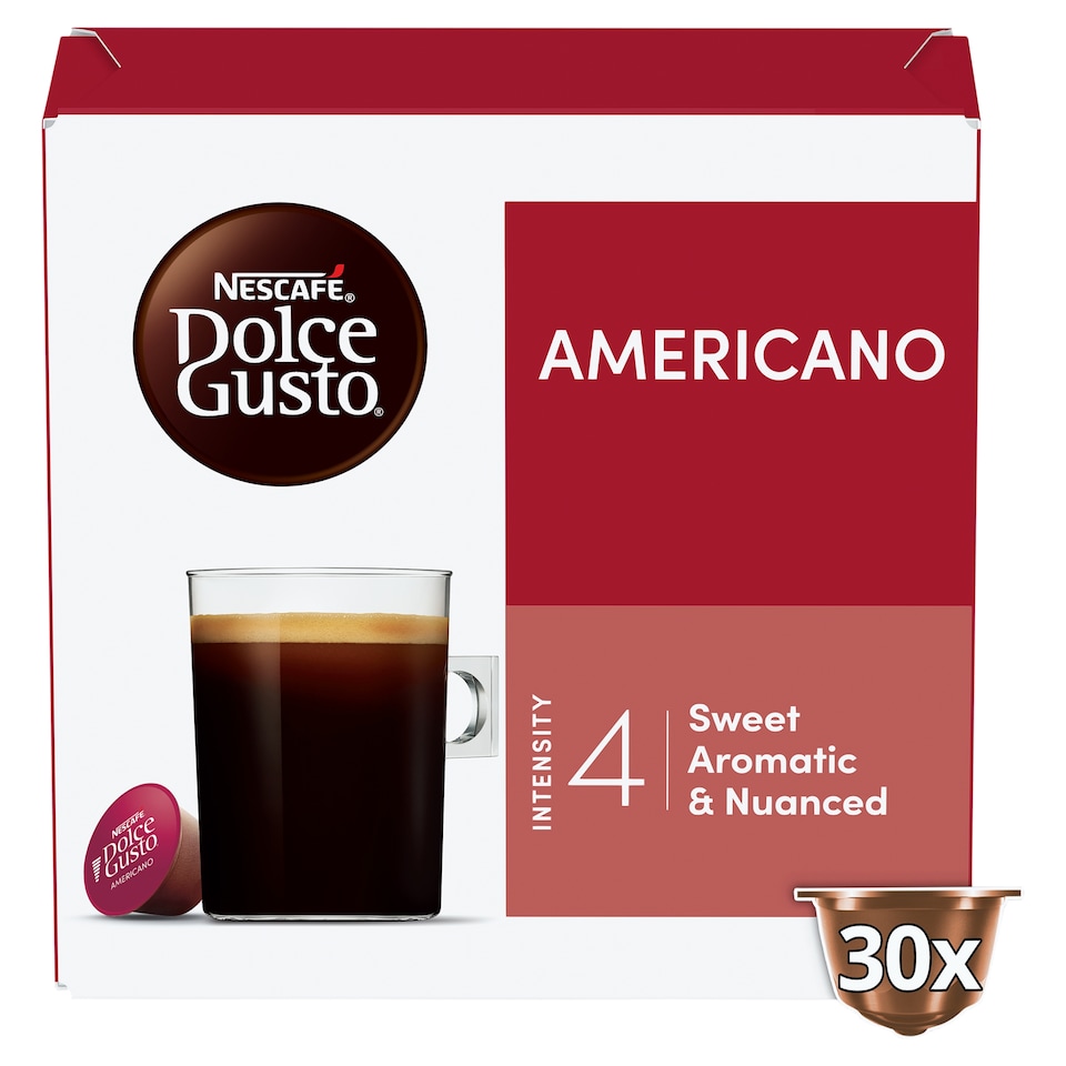 image 1 of Nescafe Dolce Gusto Americano Coffee Pods x30 255g