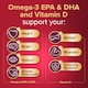 image 2 of Seven Seas Omega-3 Max Strength Fish Oil Capsules with Vitamin D - 30s
