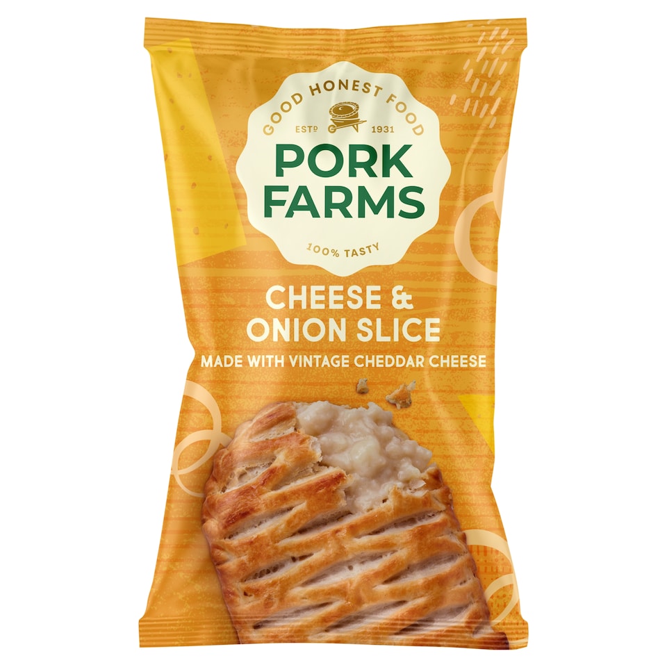 Pork Farms Cheese & Onion Slice 180g
