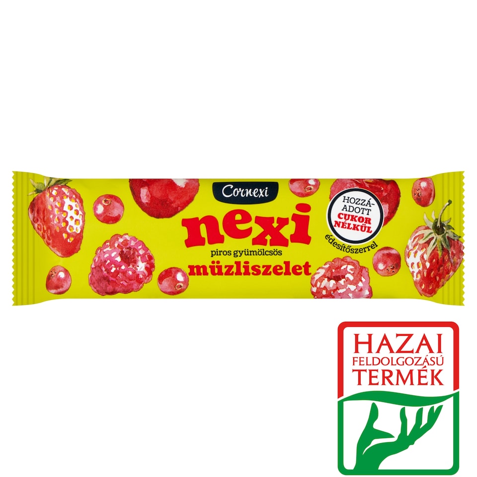 Cornexi nexi Red Fruit Muesli Bar with Sweetener without Added Sugar 25 g